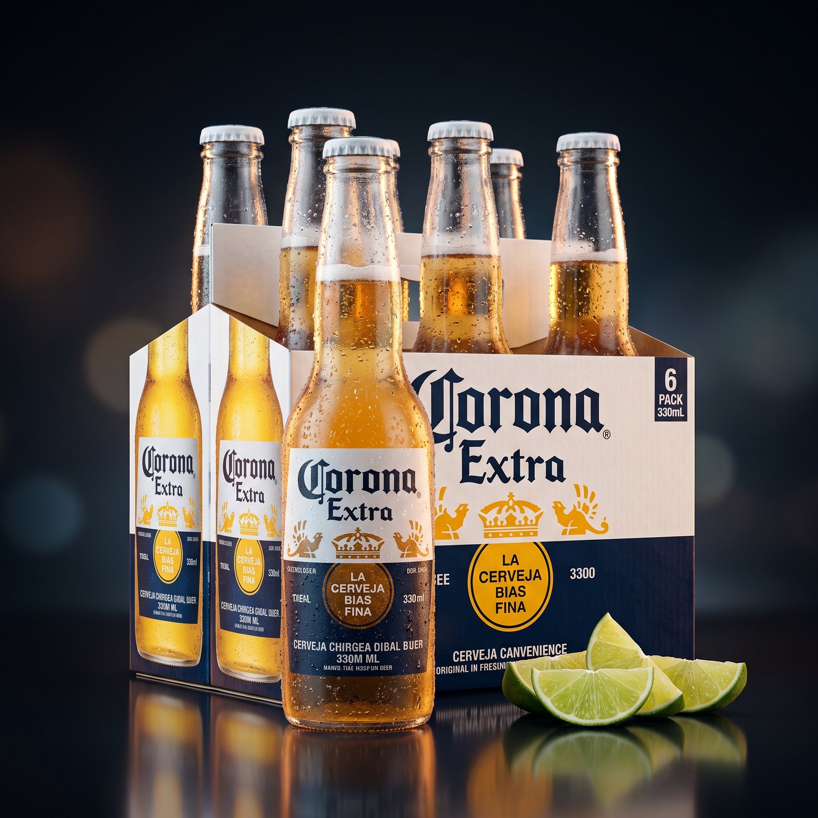 Cerveja Corona Extra 330ml (Pack c/ 6)