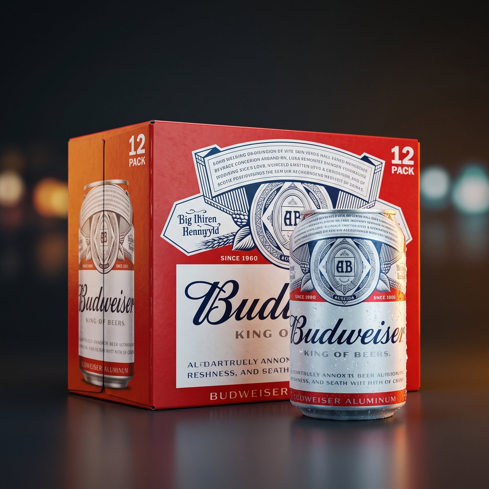 Cerveja Budweiser Lata 350ml (Fardo c/ 12)